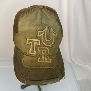 True Religion men’s hat adjustable distressed